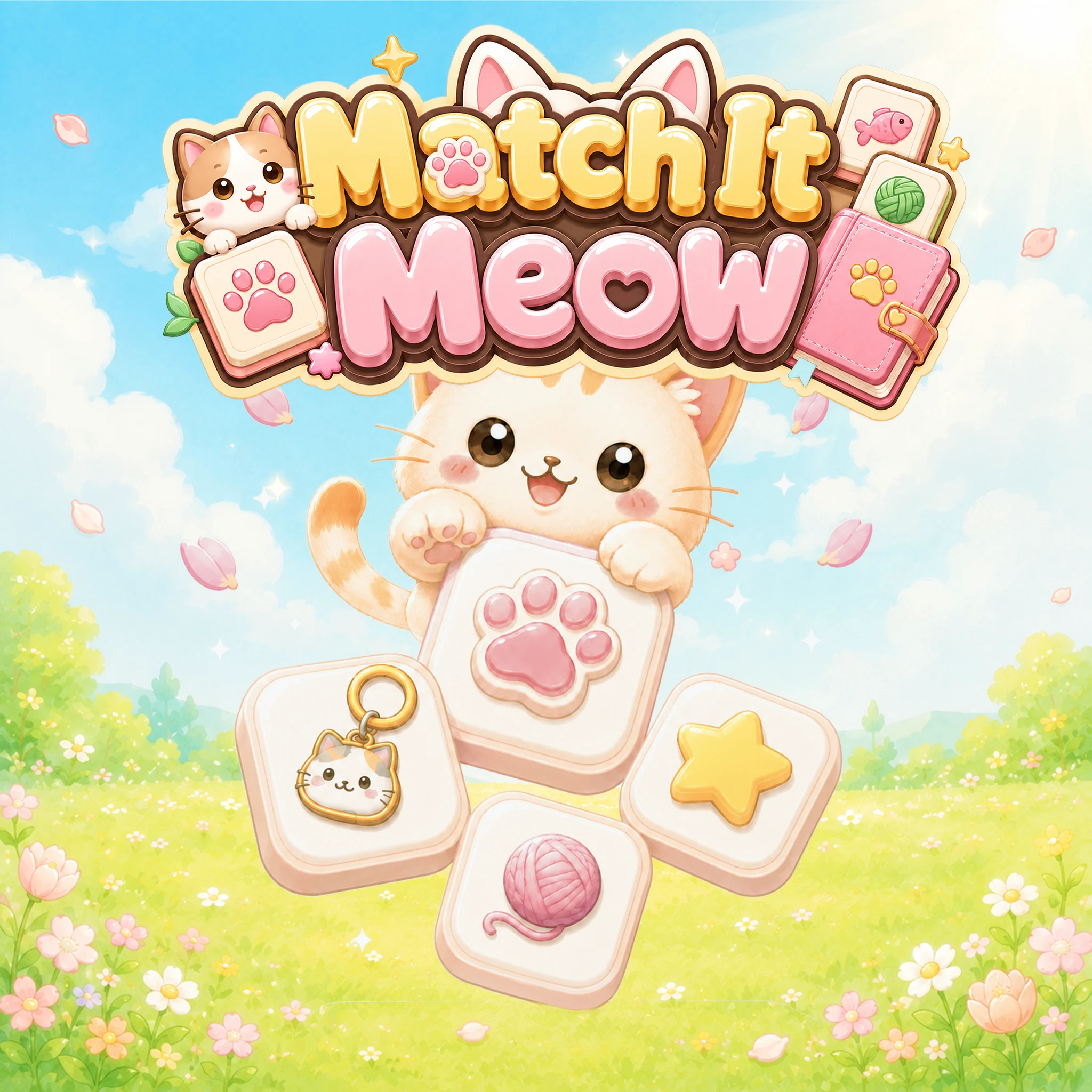 Match It Meow! Cat Tile Puzzle screenshot